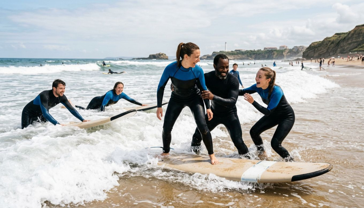 Pourquoi les cours de surf façonnent l’esprit d’équipe en entreprise